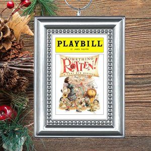 Something Rotten Broadway Musical Playbill‎ Christmas Tree Ornament